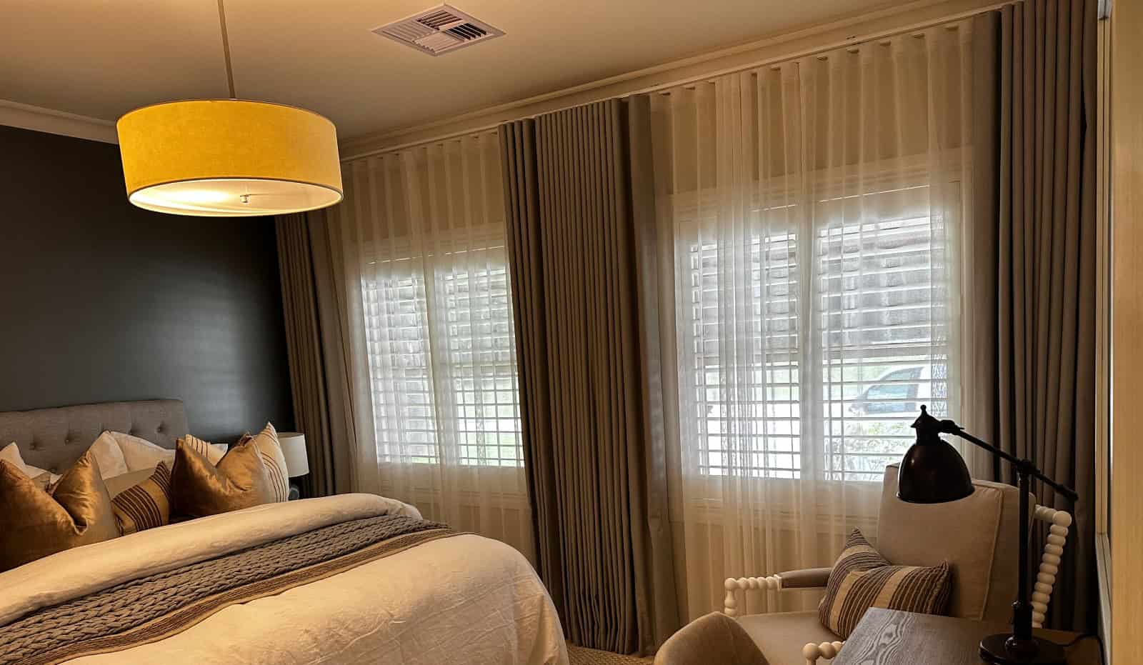 S Wave Sheer And Blockout Curtains