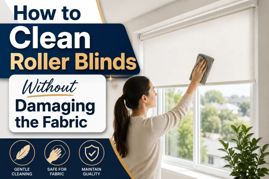 How clean roller blinds without damage blog