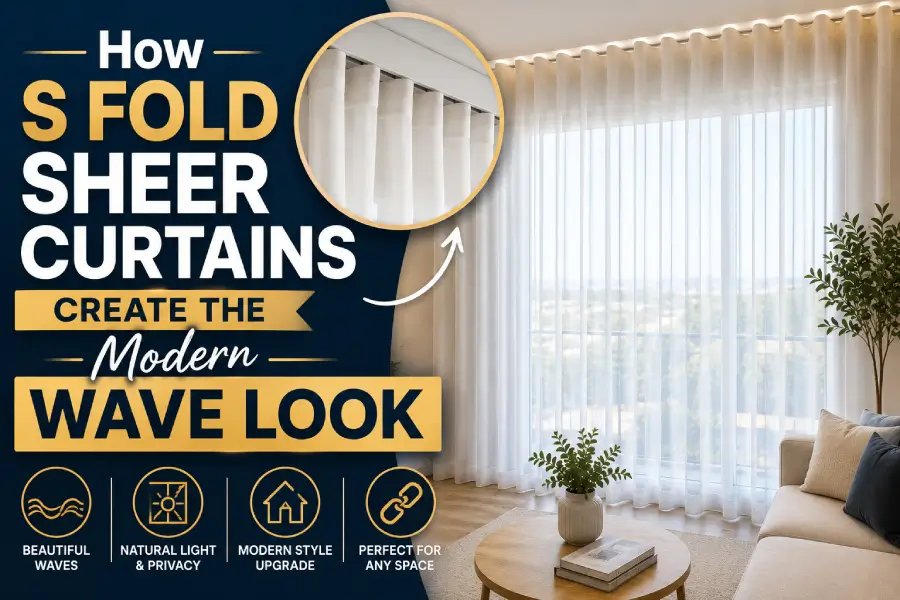 S fold sheer curtains modern wave blog