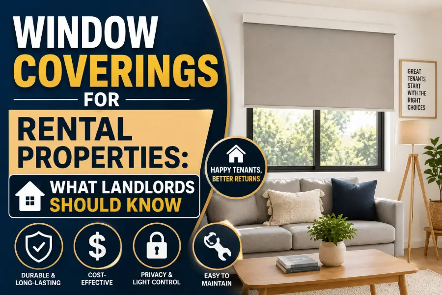 Window coverings rental properties landlords blog