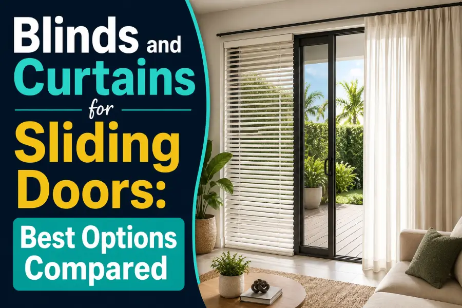 Blinds curtains sliding doors options blog