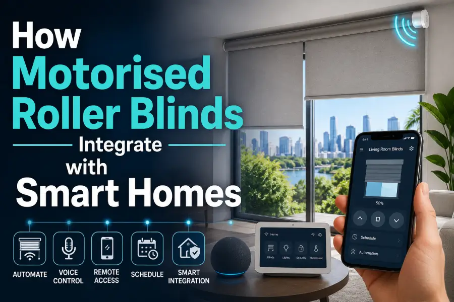 Motorised roller blinds smart home integration blog
