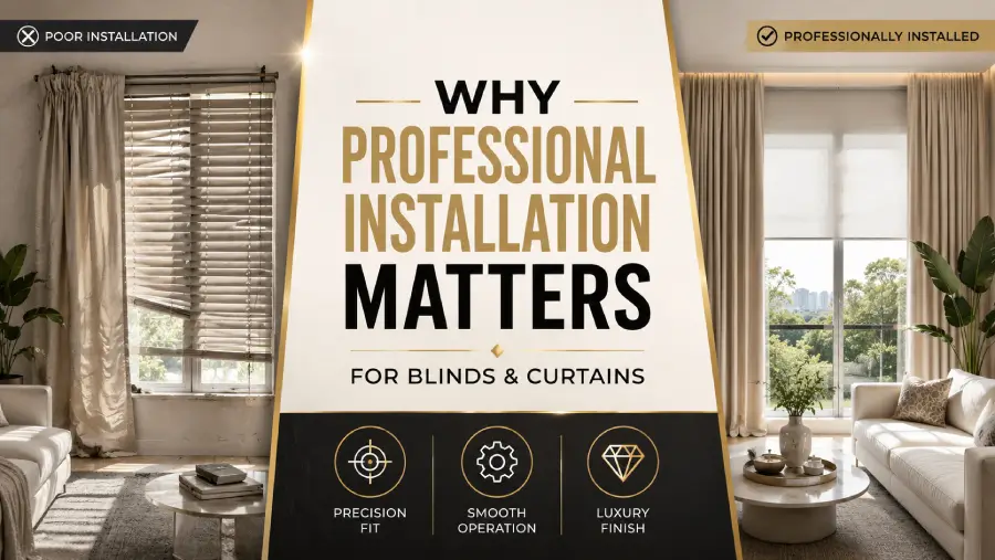 Professional installation blinds curtains blog