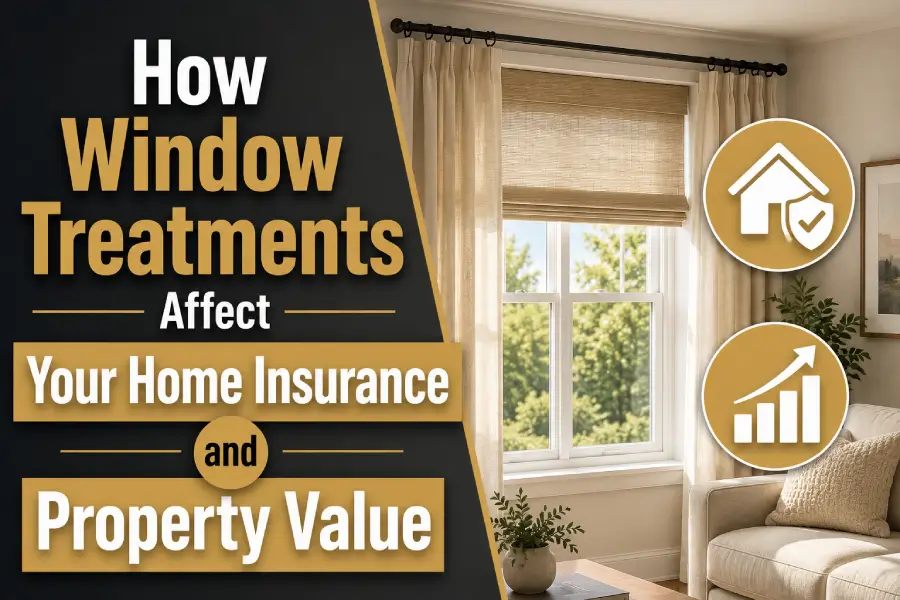 Window treatments home insurance property value blog