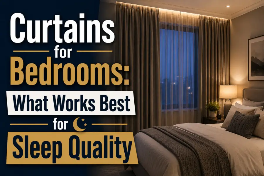 Curtains bedrooms sleep quality blog